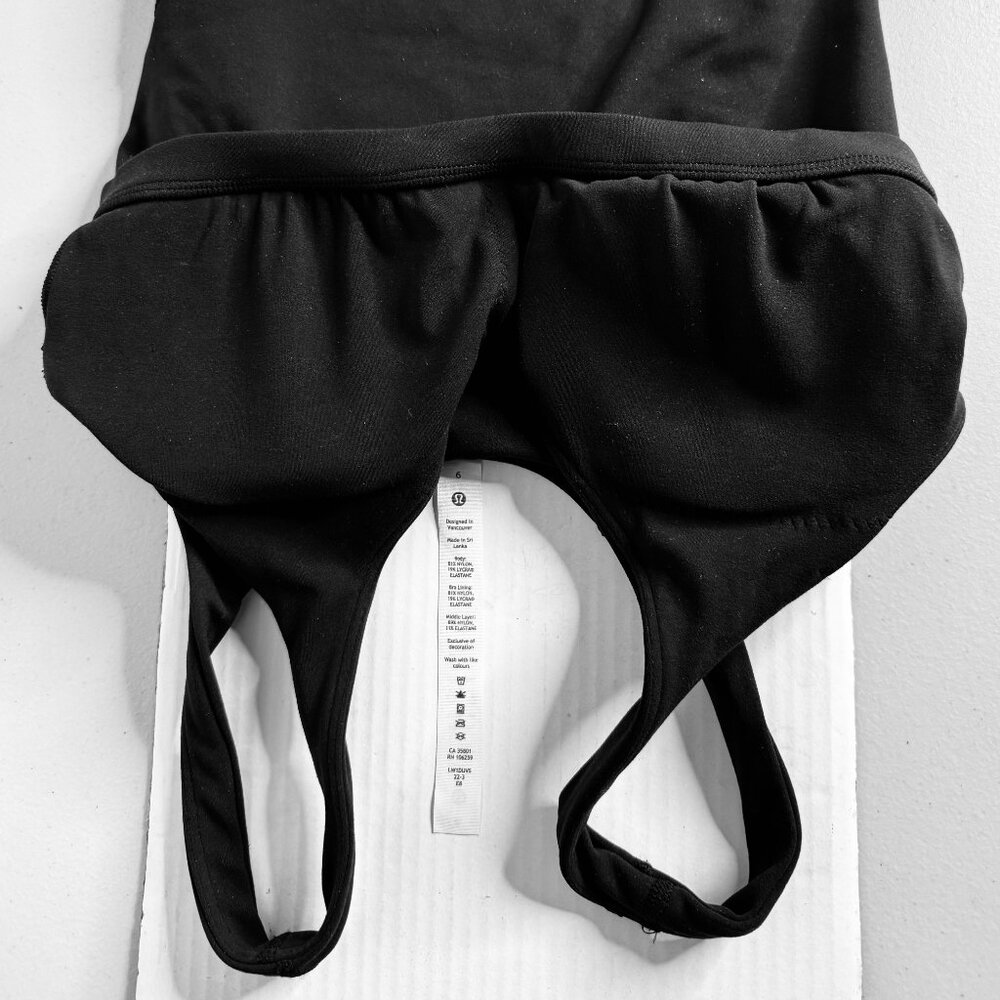 EUC Lululemon Athletica Align Tank Top Woman's sz 6 Black Cropped - Picture 5 of 9
